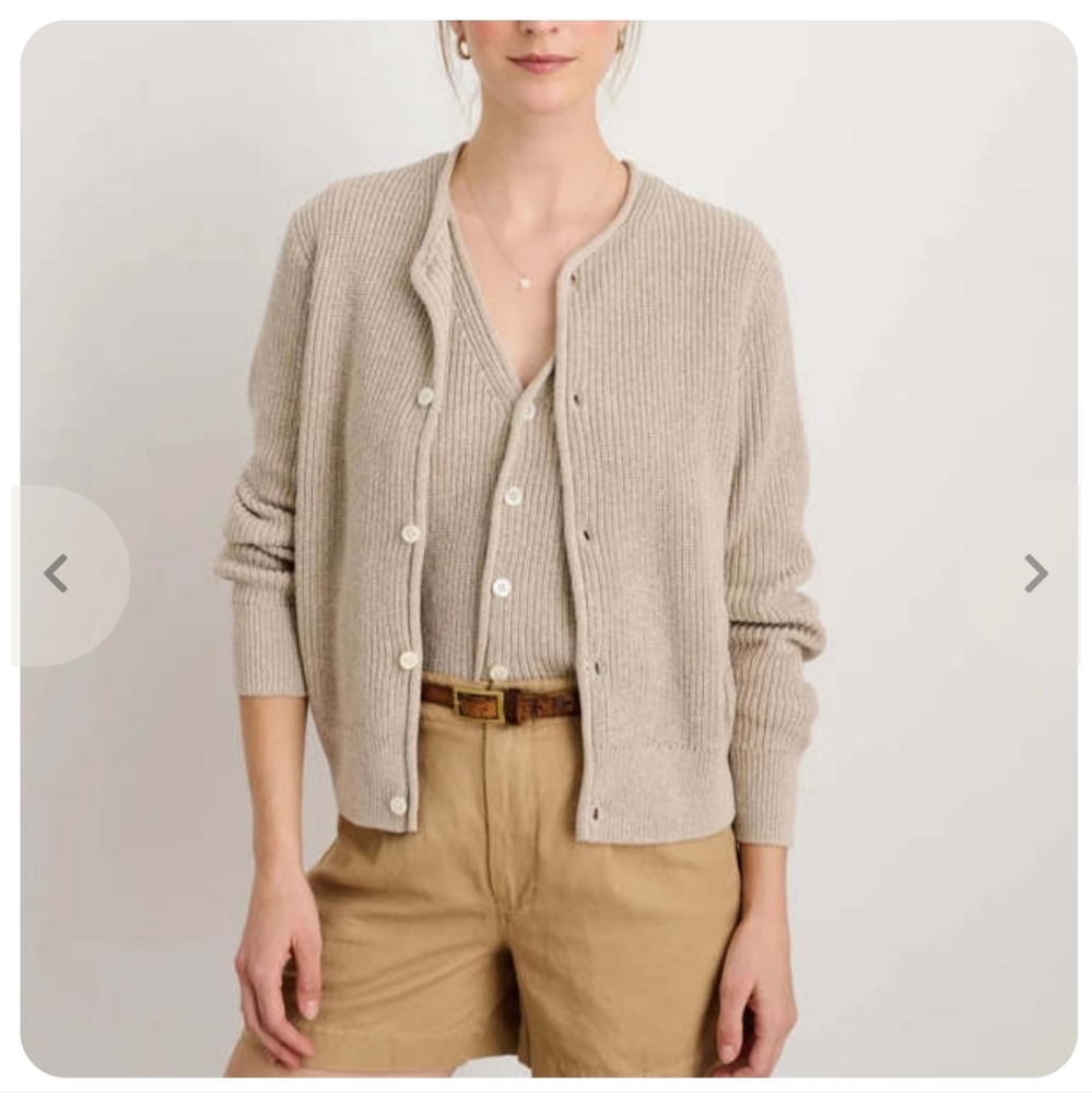 Alex Mill Eldridge Cardigan Oatmeal XL